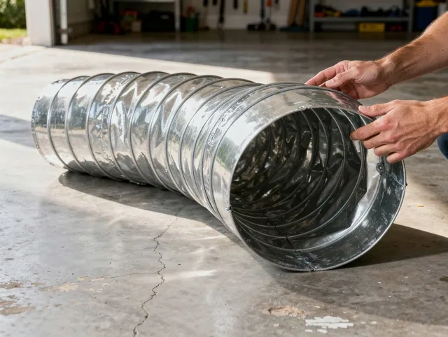 Stallings Dryer Vent Cleaning specialist using advanced equipment for thorough duct cleaning in Stallings