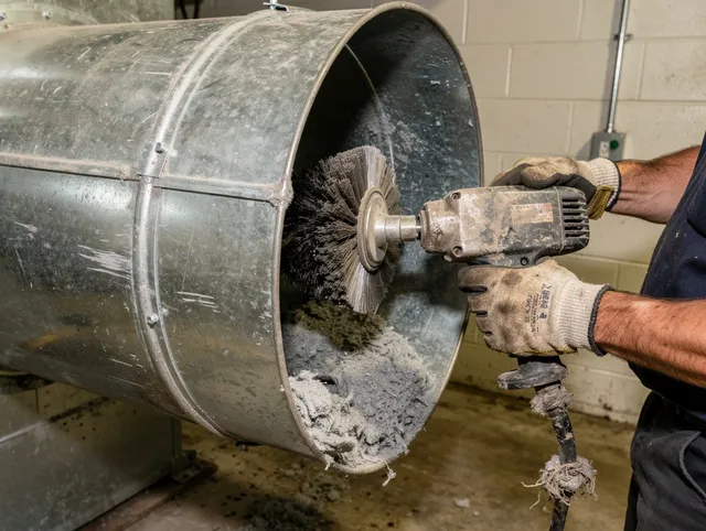 Industrial-grade dryer vent cleaning by Stallings Dryer Vent Cleaning in Stallings